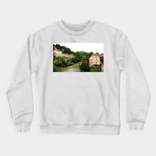 Skofja Loka River Front 2 Crewneck Sweatshirt